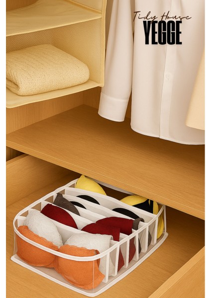 Şeffaf Sütyen Düzenleyici 36 x 32 x 12CM Dolap Içi Sütyen Organizer Çekmece Sütyen Düzenleyici modelleri