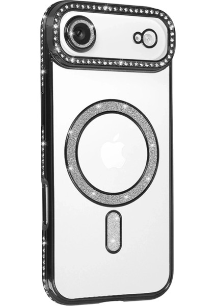 Yzlal Newface Apple Iphone 17 Air Joke Simli Magneticsafe Kılıf - Siyah fiyatları