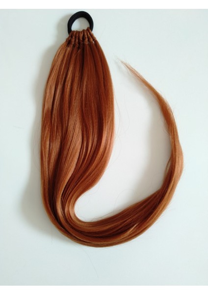 Bakır Renkli At Kuyruğu Saç Tokası