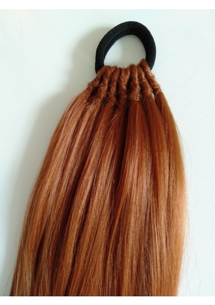 Bakır Renkli At Kuyruğu Saç Tokası fiyatları