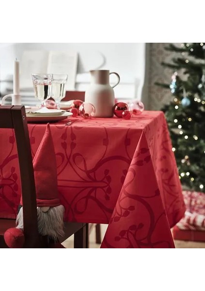 Vınterfınt Masa Örtüsü Kırmızı Desenli 145 x 320 cm fiyatları