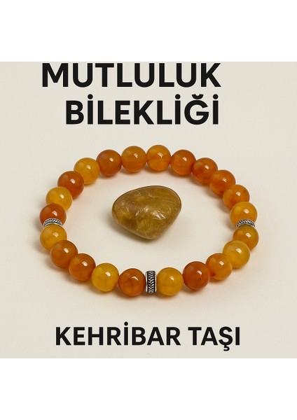 Orijinal Doğal Taş El Yapımı Enerji - Uyum - Denge Sağlayan Bileklik-38