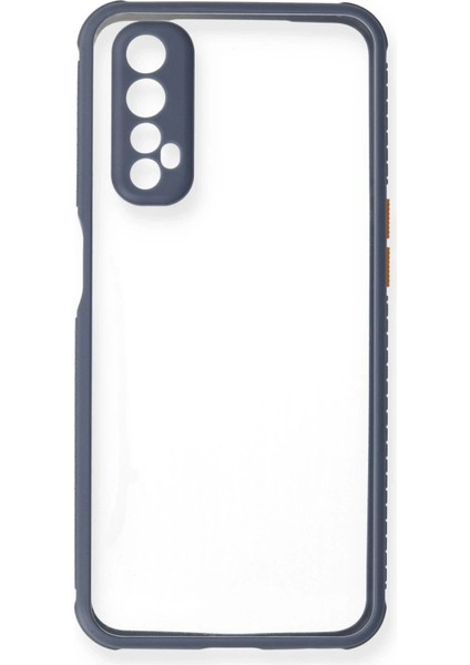 Realme 7 Kılıf Miami Şeffaf Silikon - Gri fiyatları