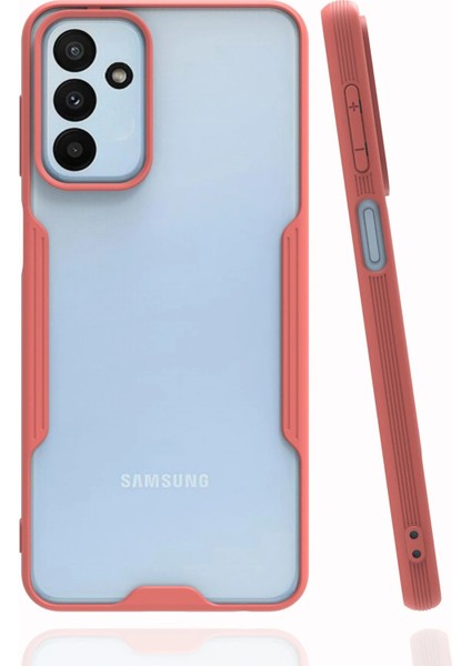 Samsung Galaxy M23 Kılıf Platin Silikon - Pembe