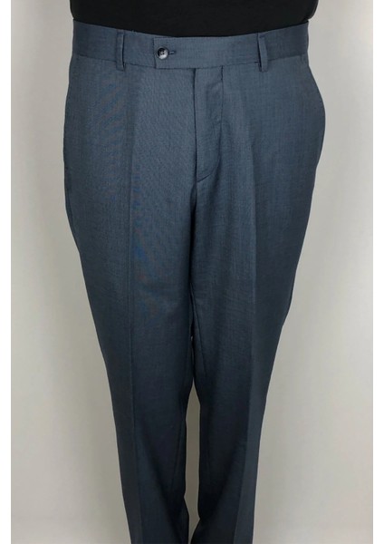 Fistan Store Erkek Düz Yüksek Bel Klasik Kesim Rahat Kalıp Yandan Cepli Boru Paça Büyük Beden Kumaş Pantolon fiyatları