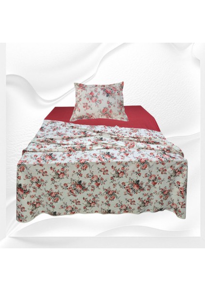 T.KIŞILIK%100 PAMUKLU(160X225 Nevresim)Lastikli Çarşaf 160X200X30(FERMUARLI Yastık Kılıfı 50X70