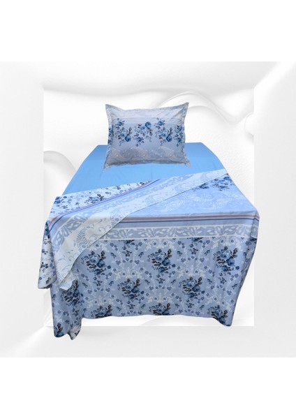 T.KIŞILIK%100 PAMUKLU(160X225 Nevresim)Lastikli Çarşaf 160X200X30(FERMUARLI Yastık Kılıfı 50X70