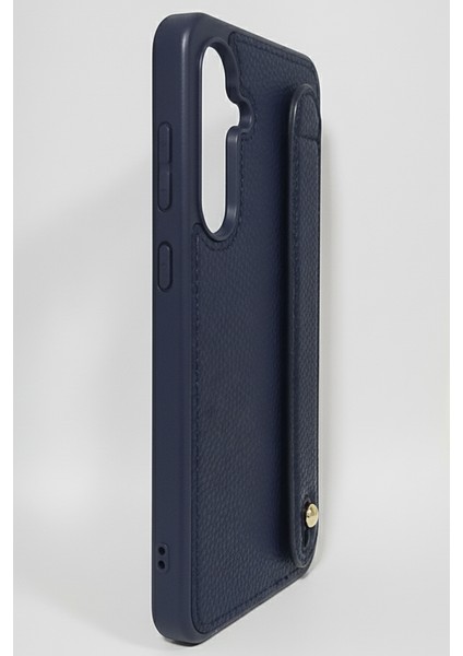 Samsung Galaxy S24FE Lacivert,tutmaçlı Yumuşak Deri Kılıf modelleri