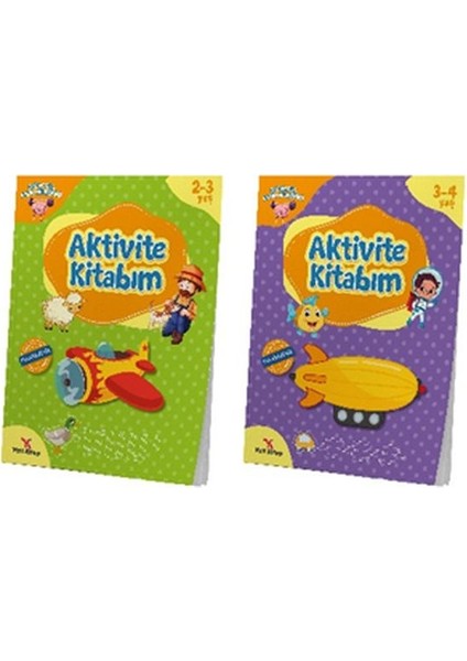 2-4 Yaş Aktivite Kitabım Evde Etkinlik Seti