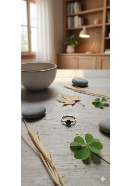 Siyah Nazar Boncuğu Yüzük - Koruyucu Şıklık, El Yapımı, Şans Getiren Tasarım indirimleri