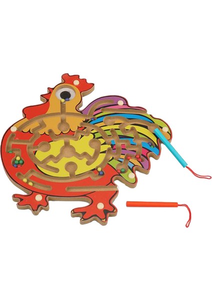 Ahşap Manyetik Kalemli Labirent Tavuk modelleri