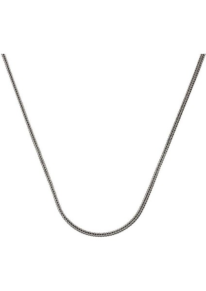 ​gümüş 2 mm Tilki Kuyruğu 55 cm Zincir