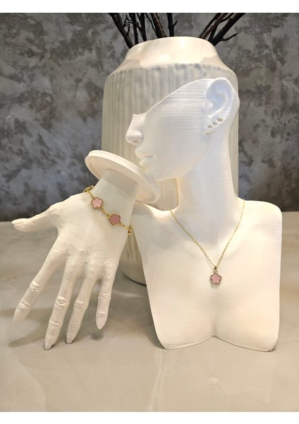 Yonca Kolye ve Bileklik Set fiyatları