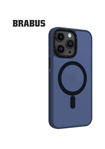 Brabus iPhone 15 Pro Max Magsafe Özellikli Ekstra Yan Koruma Katmanlı Buzlu Yumuşak Deep Silikon Kılıf fiyatları