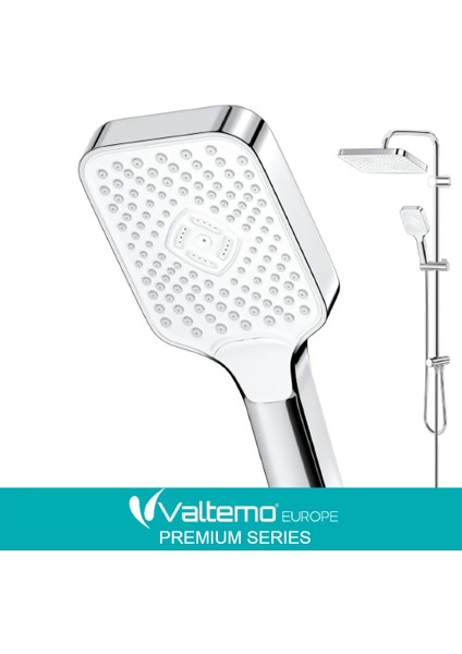 | Valtemo Patlamaz Neoflex Pvc Hortumlu Duş Seti