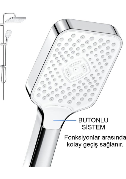 | Valtemo Patlamaz Neoflex Pvc Hortumlu Duş Seti modelleri