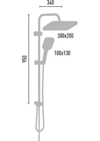 | Valtemo Patlamaz Neoflex Pvc Hortumlu Duş Seti
