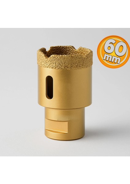 Profesyonel M14 Mermer Seramik Granit Delme Panç 60 mm