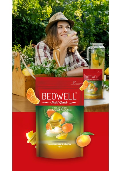Nutri Quick – Freeze Dried Dondurularak Kurutulmuş Mandalina & Limon
