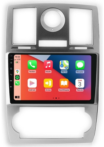 Maitec M-T-C 464 QLED Serisi Chrysler 300 C 2005-2010 4+64GB Multimedya Teyp