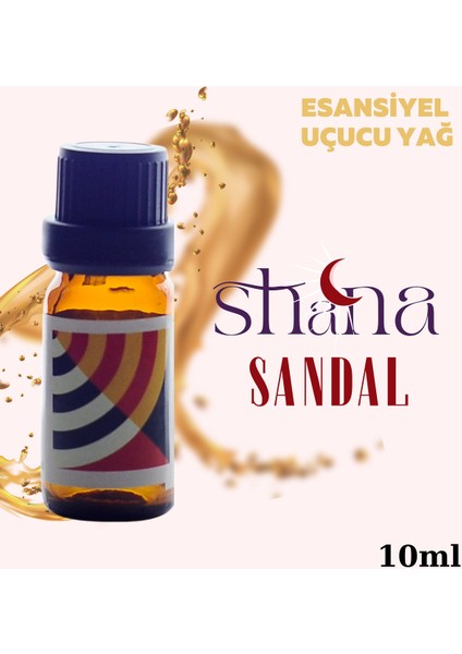 Sandal Ağacı Esansiyel Uçucu Yağ, Buhurdanlık Yağı, Difüzör Esansı, Oda Kokusu 10ML