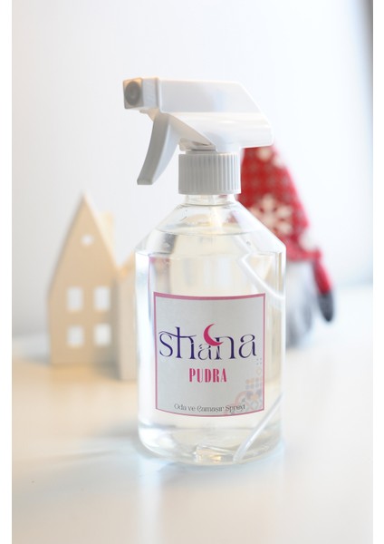 Pudra Parfümlü Oda ve Çamaşır Spreyi Ortam ve Kumaş Kokusu Baby Powder Room Spray 500ML