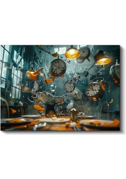 Zamanın Dansı - Akışkan Gerçeklik Anları Kanvas Tablo fiyatları