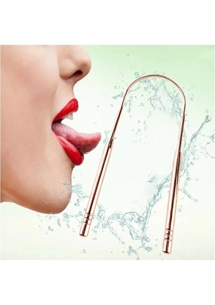 Hijyenik Dil Kazıyıcı Temizleme Dil Sıyırıcı Dil Temizleyici Bakır Hilal ( Lisinya ) modelleri
