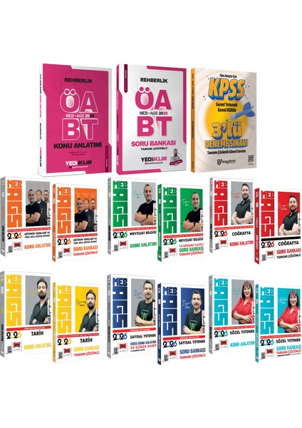 2026 Meb Ags Tüm Konular Konu Anlatımı-Soru Bankası-Öabt Rehberlik