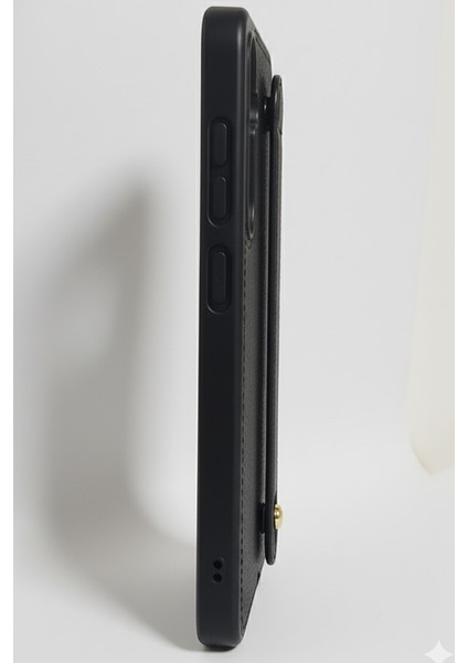 Samsung Galaxy A16 Tutmaçlı Siyah Yumuşak Deri Kılıf modelleri