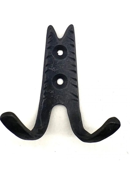 Antika Tarz Dekoratif Pirinç Kurt Askı - 75X70 Mm, Oksit ( Lisinya )