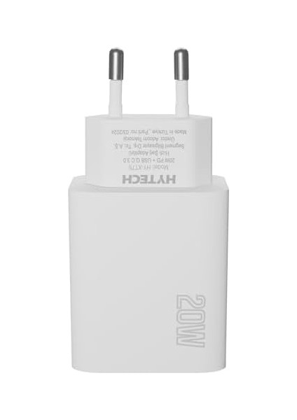 HY-XE40 Type Usb-C 20W Pd3.0/ Charge Qc4.0 Hızlı Ev Şarj Adaptörü. Çıkış 5V/3A, 9V 2.22A, 12V/1.5A 20W 3A Hızlı Şarj Adaptörü (HY-XE40) fiyatları