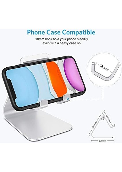 Ht-50 Alüminyum Telefon Standı Tutucu Aşağı Yukarı Hareketli ile Uyumlu Galaxy fiyatları