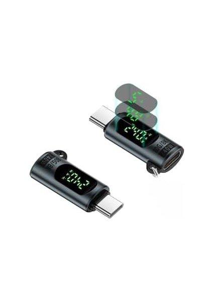 Type C To Type C 240W 80GBPS Dijital Göstergeli Şarj ve Veri Aktarımı Otgjk modelleri