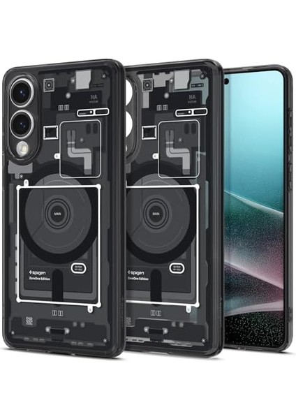 Galaxy S25 Edge ile Uyumlu Ince Kılıf Ultra Hybrid Sararma Karşıtı Duraclear Hava Kanalı Teknolojisi Askeri Sınıf Koruma Magfit Özellikli Zero One Tasarım Kapak - ACS09415 fiyatları