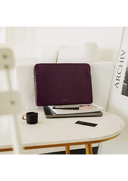 12,9 Inç iPad Pro M2 M1 2022 2021 ile Uyumlu Tablet Kılıfı Sihirli/akıllı Klavye - Pu Deri Su Geçirmez Kılıf Tutuculu - Berry Brown fiyatları