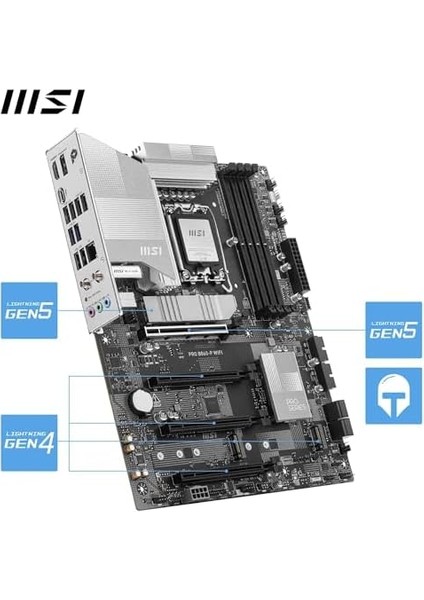 MB Pro B860-P Wıfı Soket 1851 Ddr5 8600MHZ(OC) 3xm.2 1x Tb4 HDMI 5g Lan Wıfı 7 Atx fiyatları