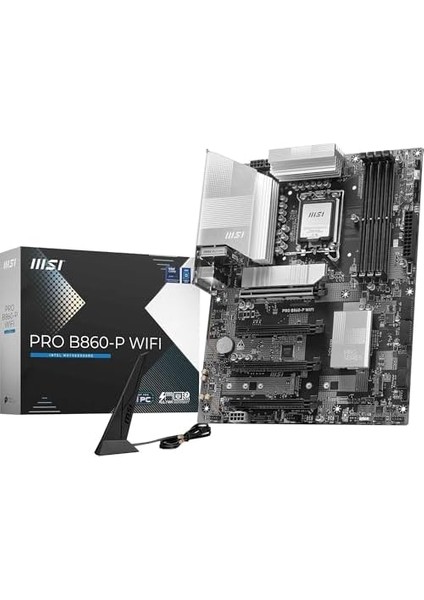 MB Pro B860-P Wıfı Soket 1851 Ddr5 8600MHZ(OC) 3xm.2 1x Tb4 HDMI 5g Lan Wıfı 7 Atx modelleri