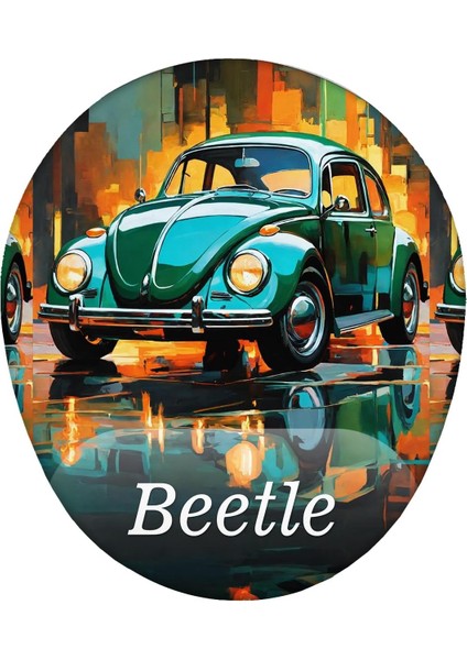 Retro Beetle Mouse Pad