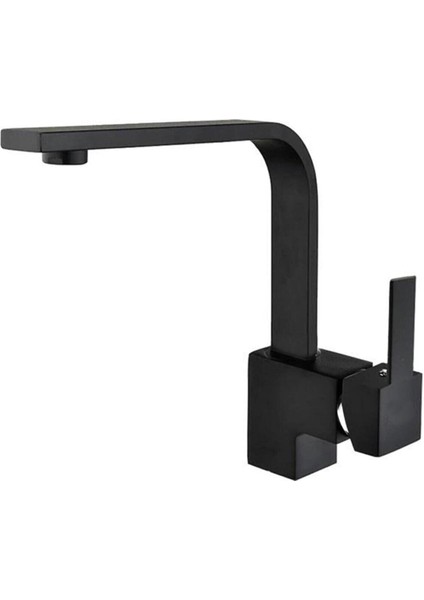 Siyah Mix Lavabo Batarya Soğuk Girişli