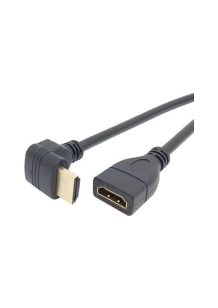 AL-4666 HDMI Dişi Erkek Uzatma 90 Derece Dirsek Kablosu, 0.5 Metre fiyatları