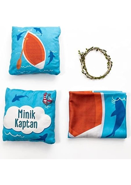 Küçük Denizcilere Hediye Bebek Fotoğraf Battaniyesi Seti Aylık Çekim Battaniye modelleri