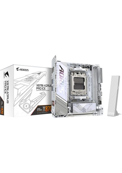 X870I Aorus Pro Ice Amd Am5 Mini-Itx Anakart