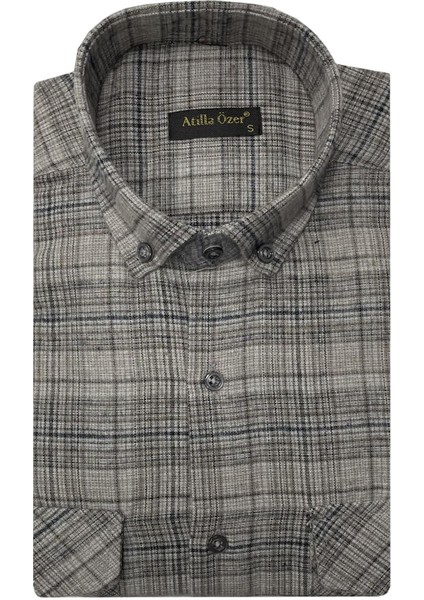 Kışlık Kaşmir Erkek Gömlek - 7463