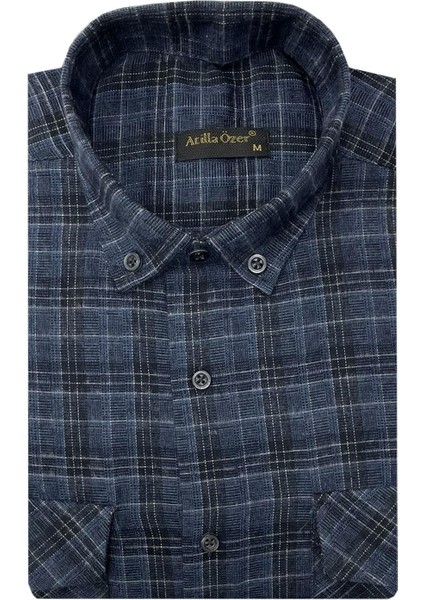 Kışlık Kaşmir Erkek Gömlek - 7463