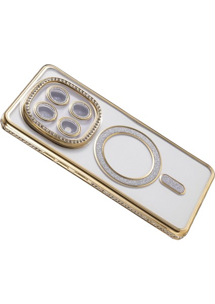 Yzlal Newface Xiaomi Redmi Note 14 Pro 5g Joke Simli Magneticsafe Kılıf - Gold fırsatları