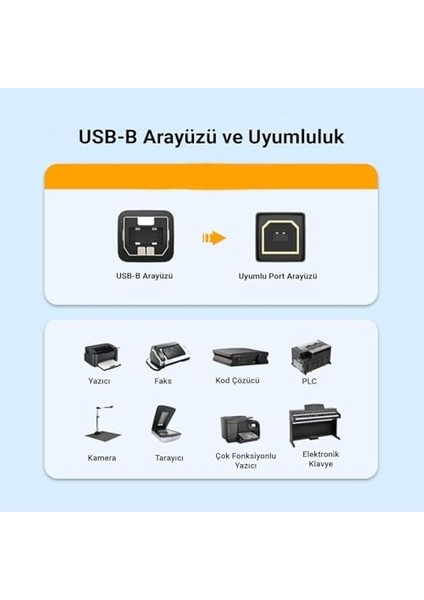 USB 2.0 Yazıcı Printer Kablosu - 10 Metre modelleri