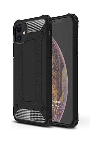 12 Için Kılıf Rugged Armor Siyah [ 12 ile Uyumlu Kılıf - Siyah] modelleri