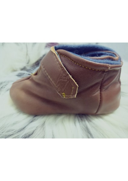 Unisex Organik Hakiki Kuzu Deri Içi Polarlı Hakiki Bebek Patiği Ayakkabı Panduf modelleri