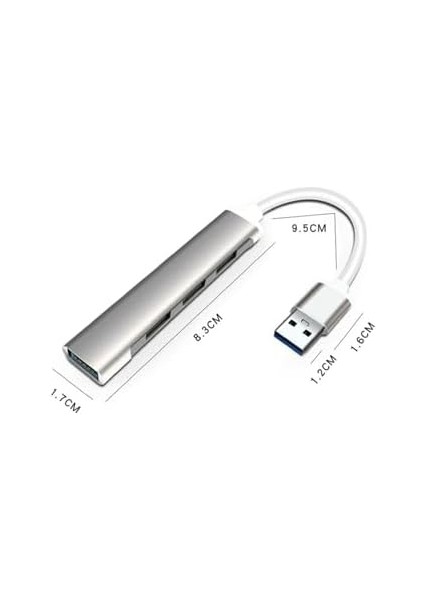 USB To 4 Port Çoklayıcı Hub ile Uyumlu Çoğaltıcı USB 3.0-2.0 Converter Hub fiyatları